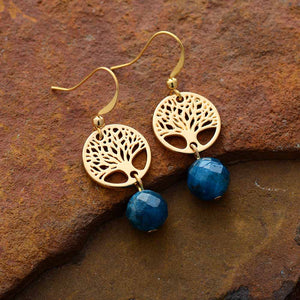 Boucles d’oreilles Bohème en Apatite